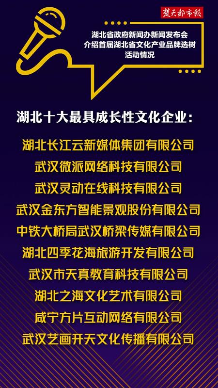 湖北文化產業發展邁上新臺階 首屆十強發布，楚天181產業園引領數字文創新浪潮